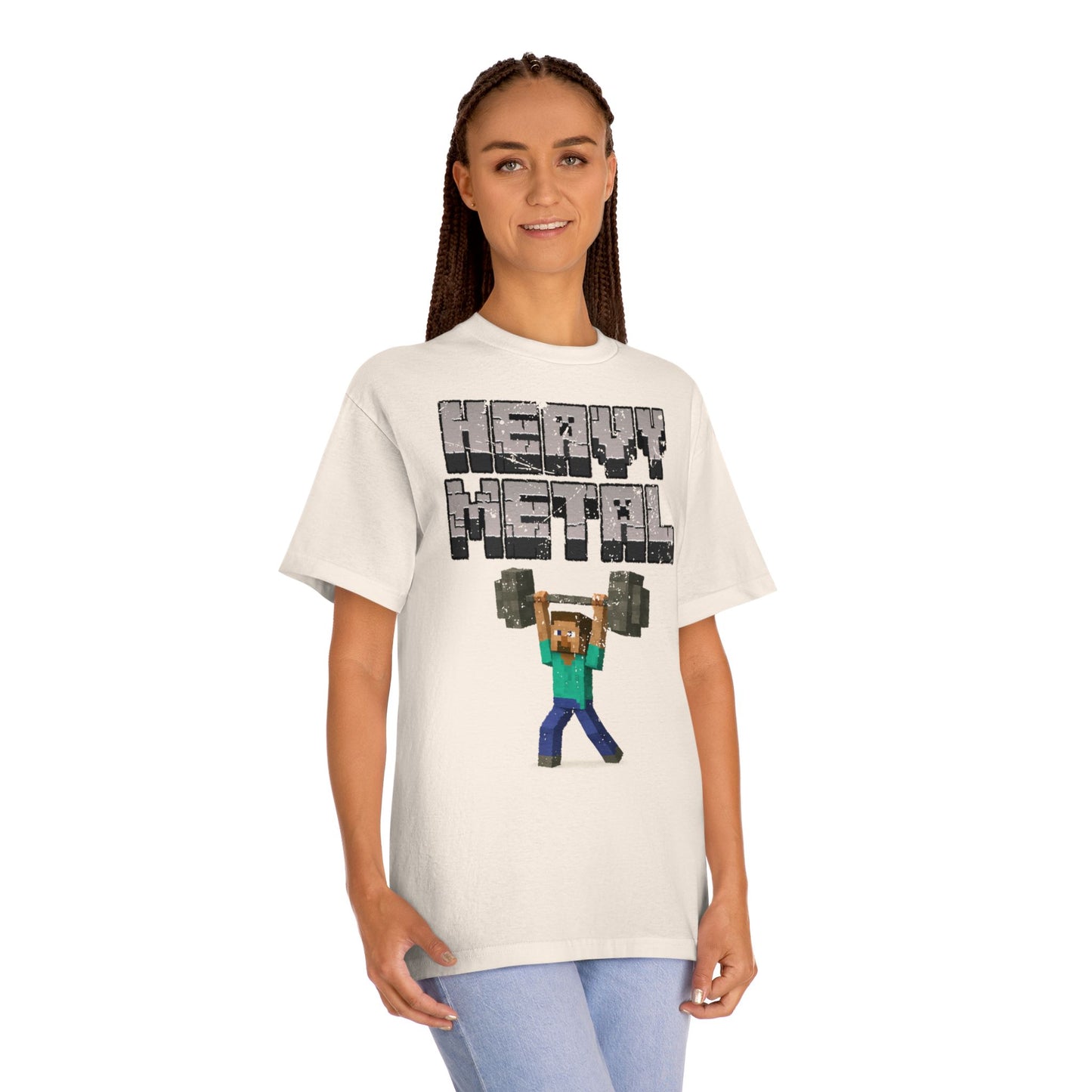 minecraft heavy metal tee
