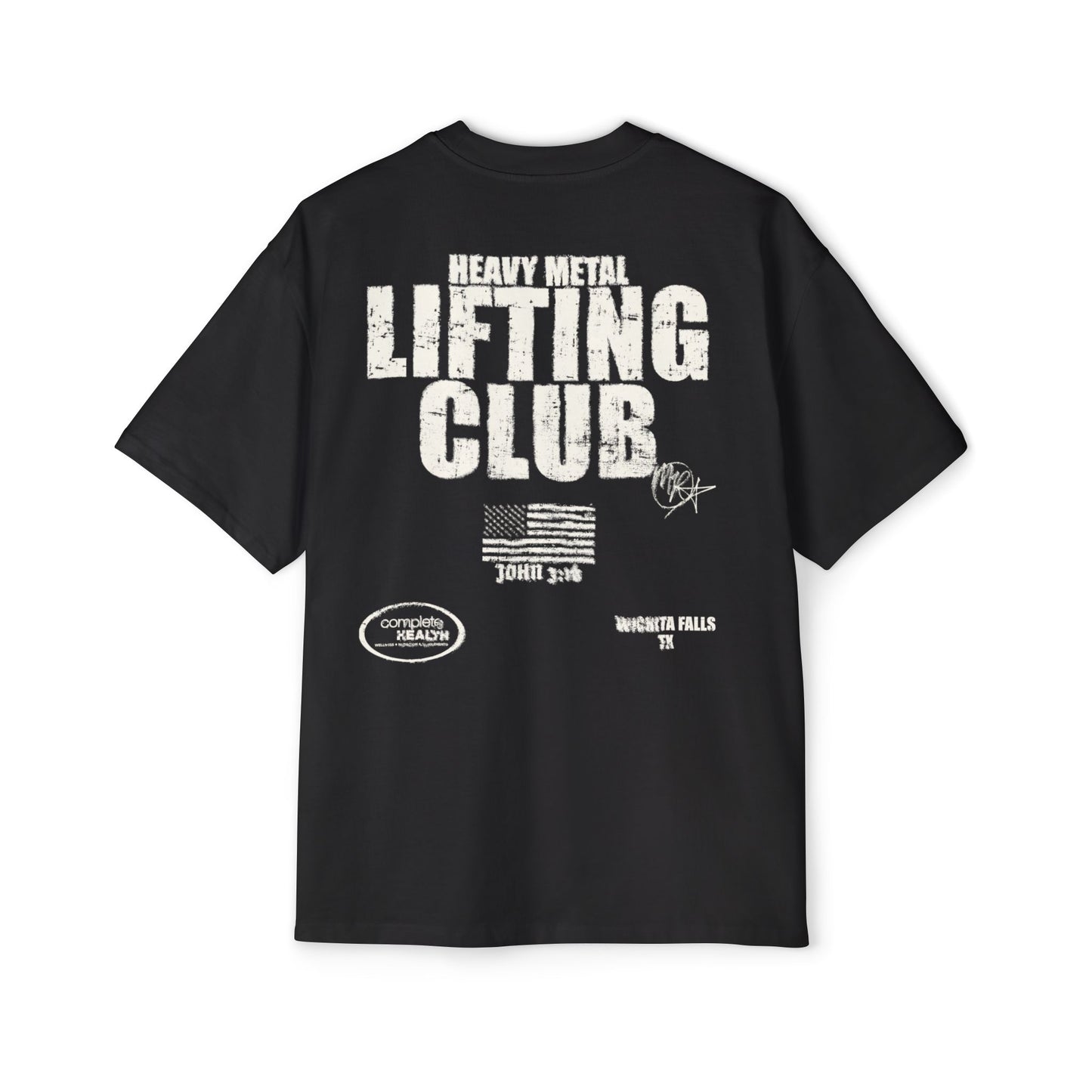 oversized lifting club tee