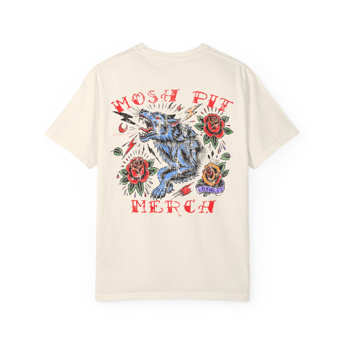 dead hardy wolf tee