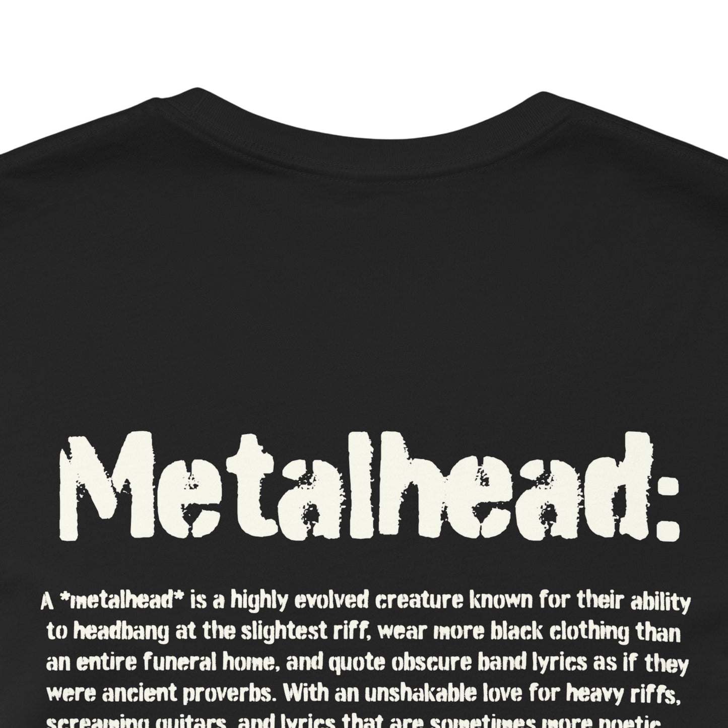 metalhead definition tee