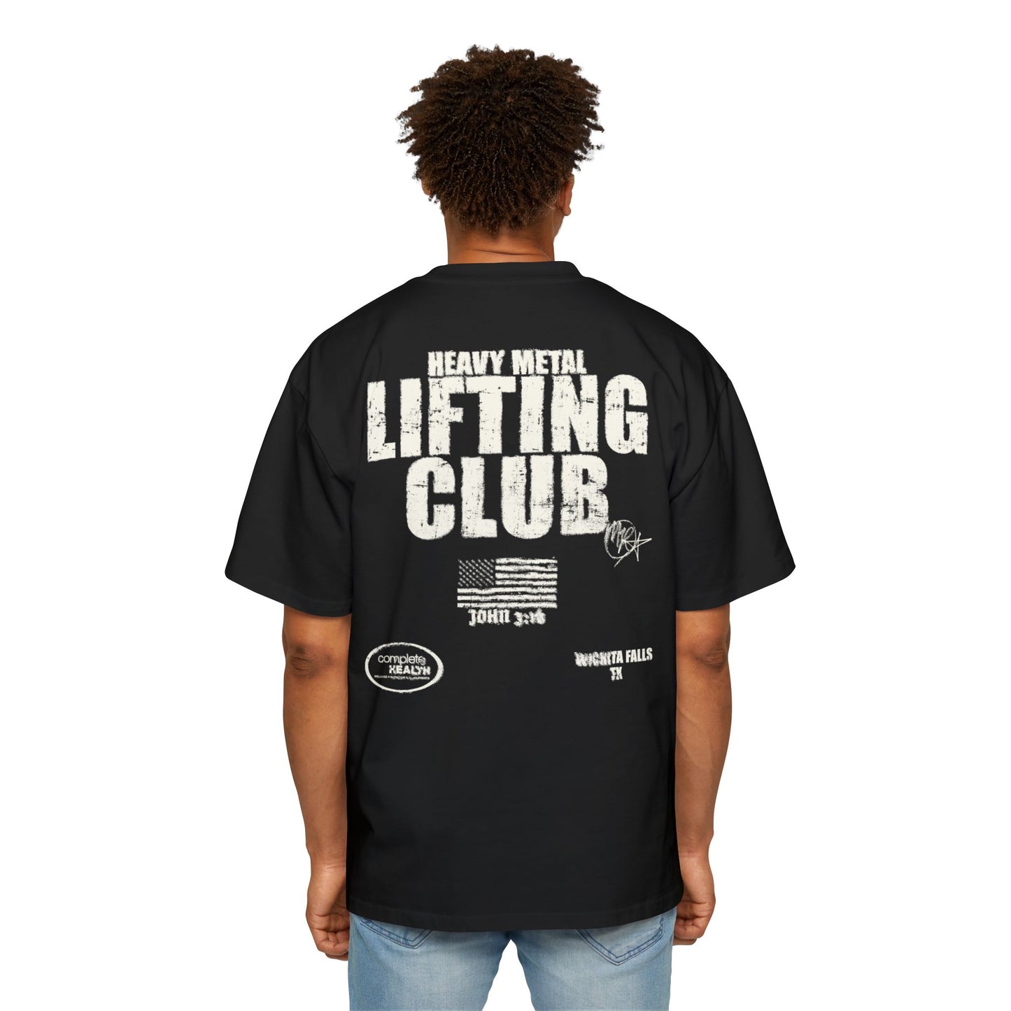 oversized lifting club tee