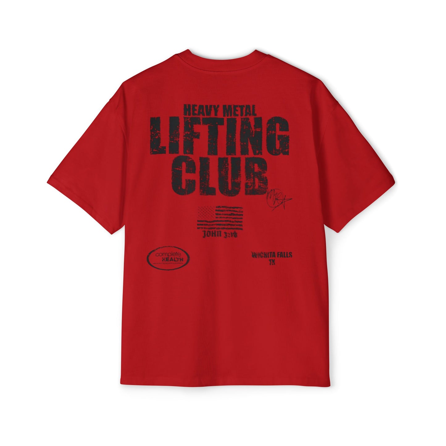 oversized lifting club tee