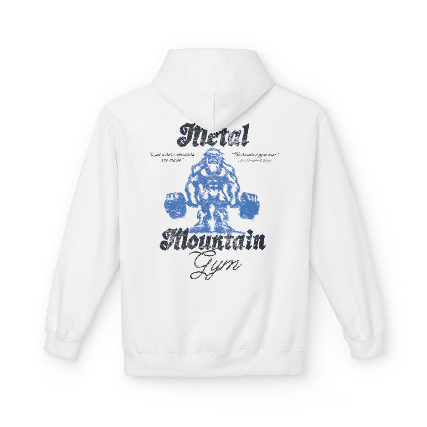 metal mountain gym hoodie