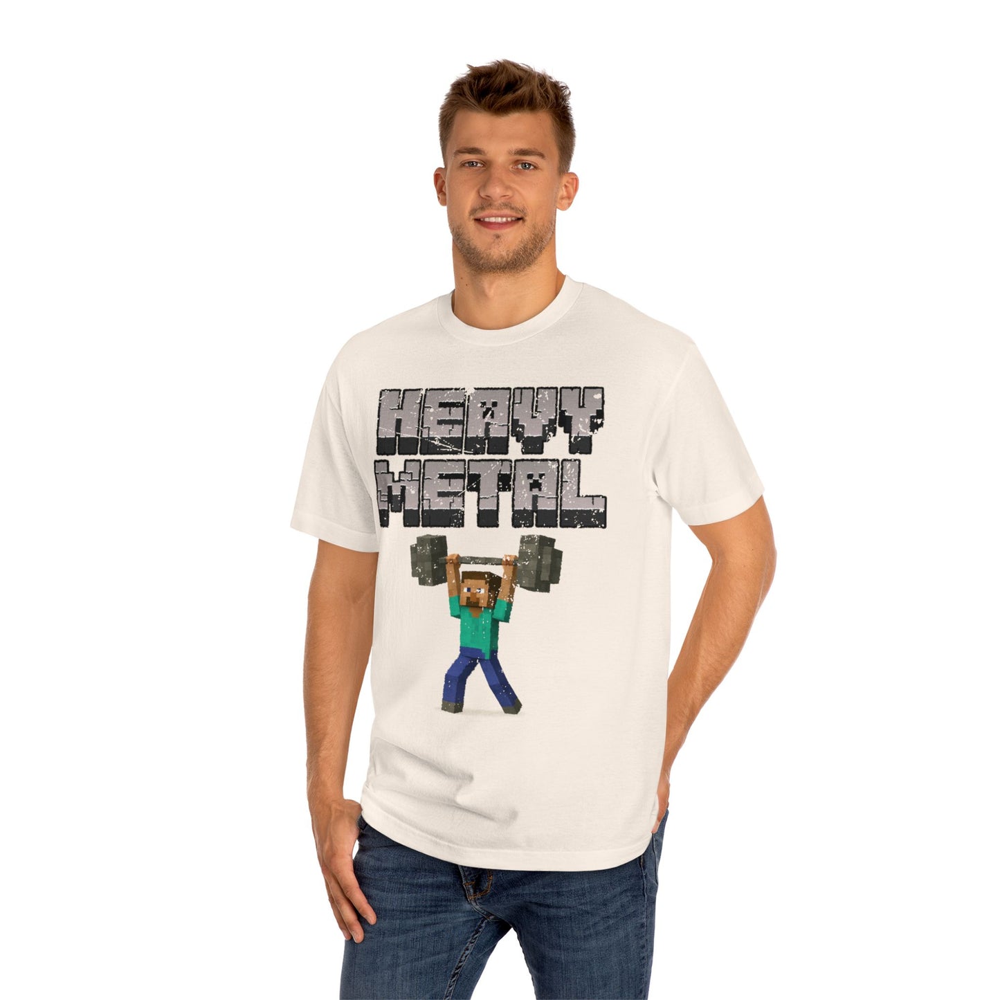 minecraft heavy metal tee