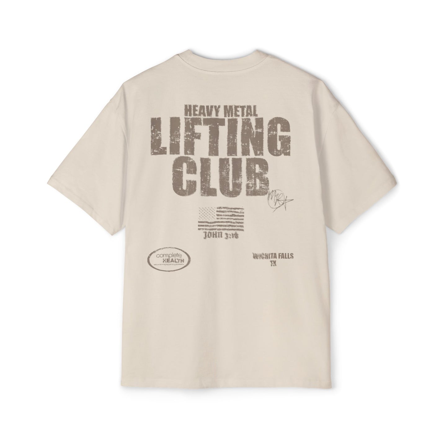 oversized lifting club tee