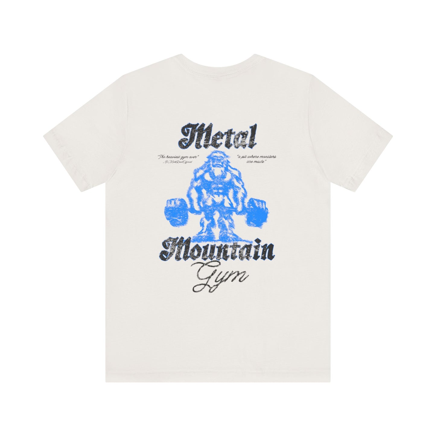 metal mountain gym tee