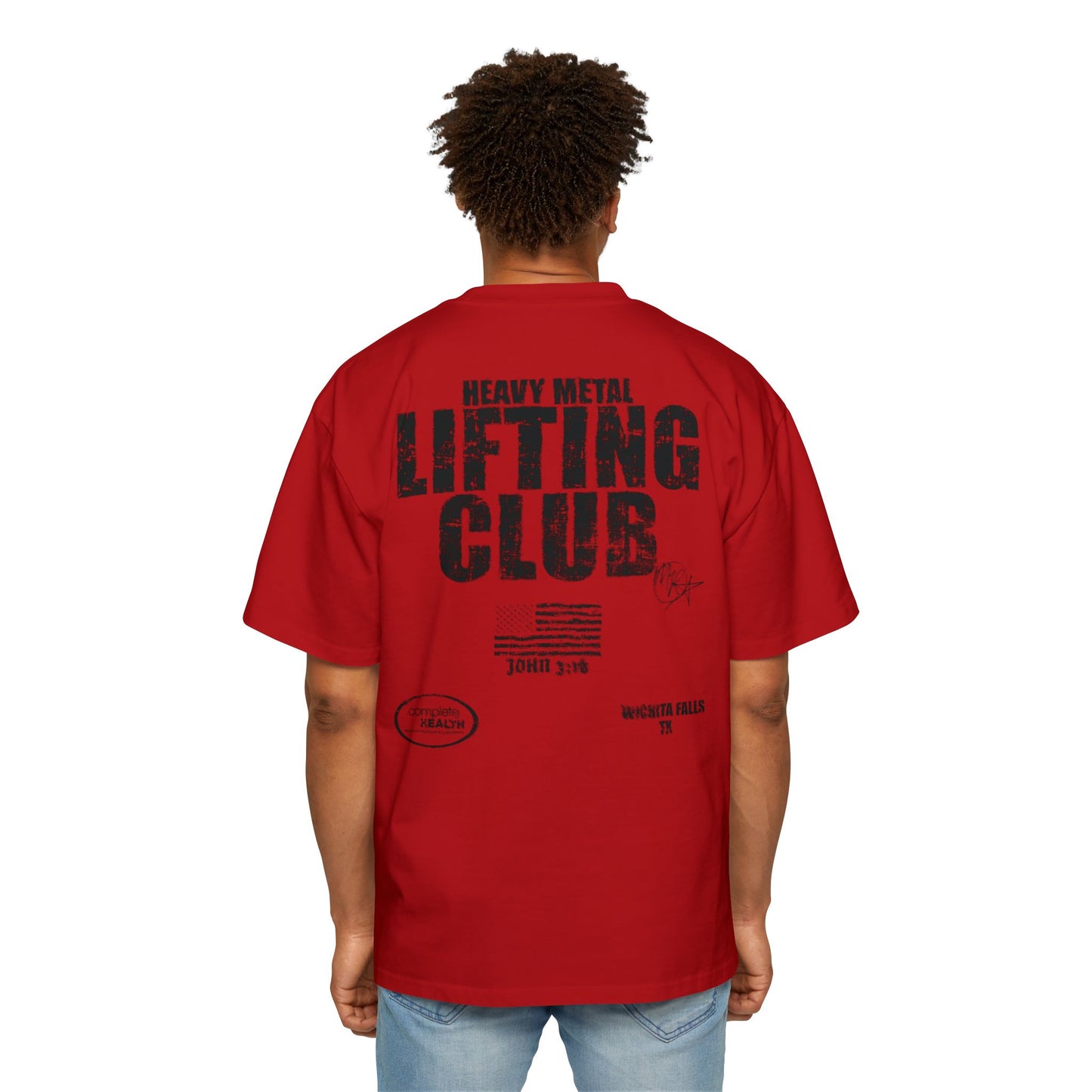oversized lifting club tee