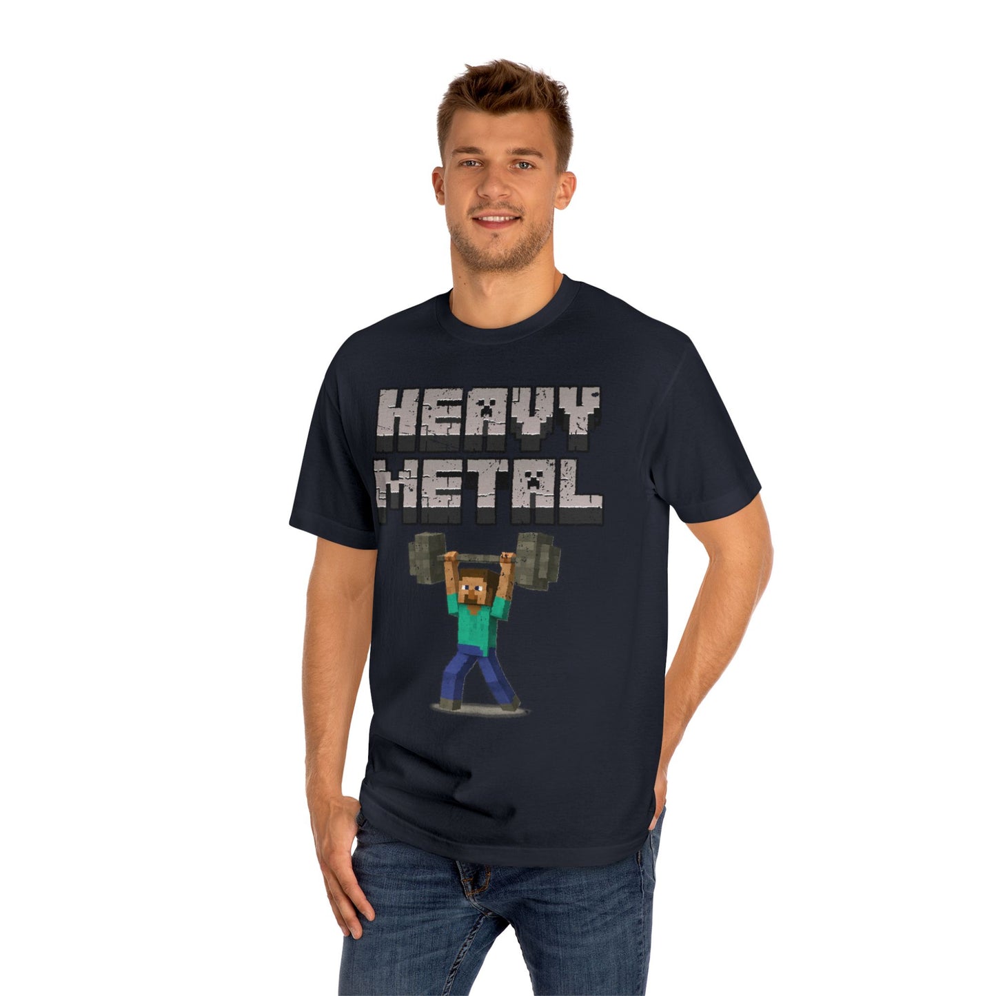minecraft heavy metal tee