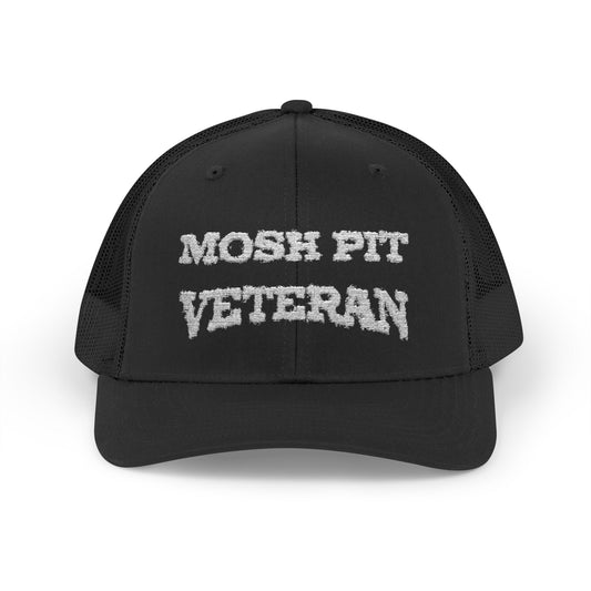 mosh pit veteran stitched cap